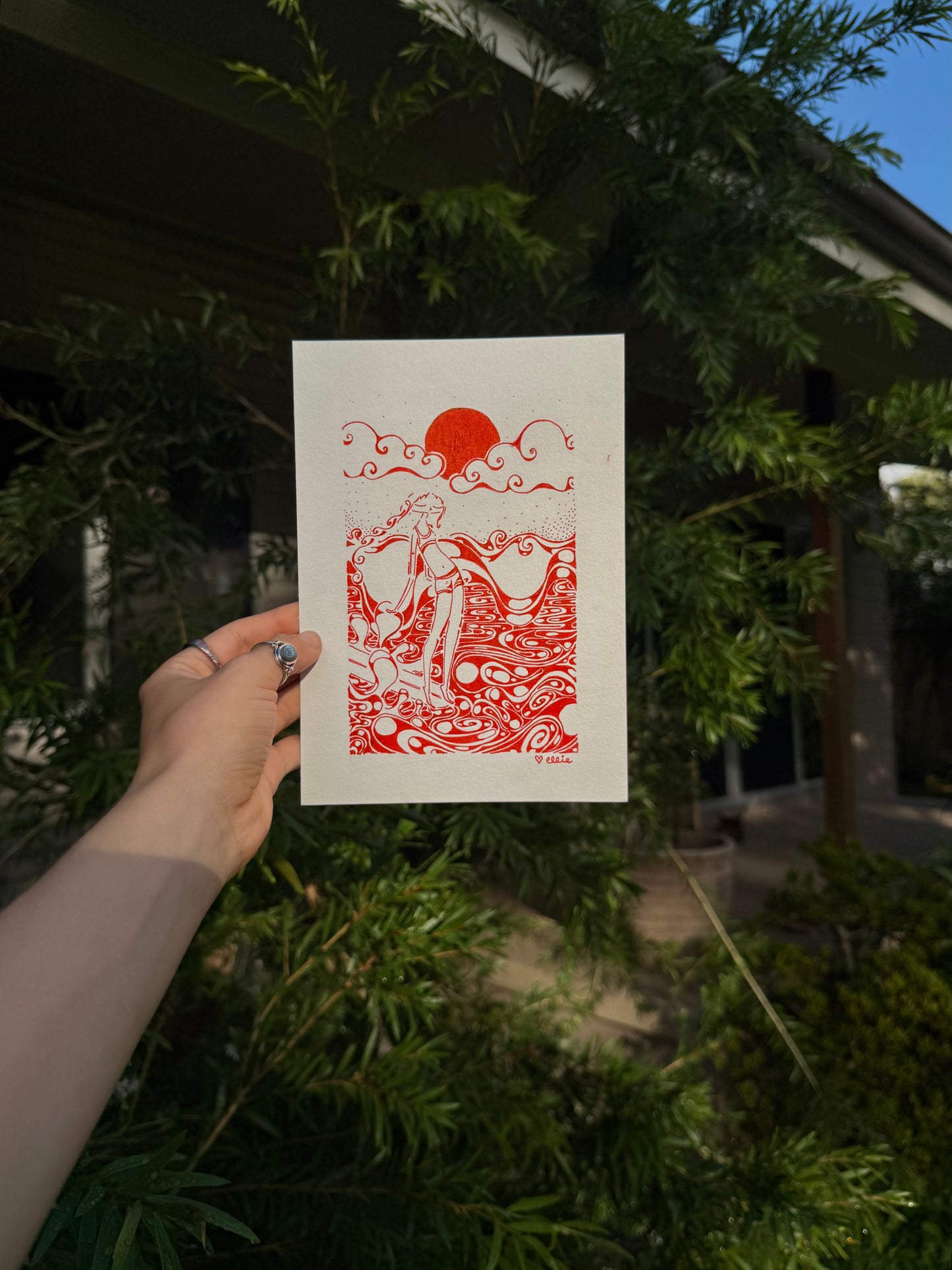 Longboard Sesh Print