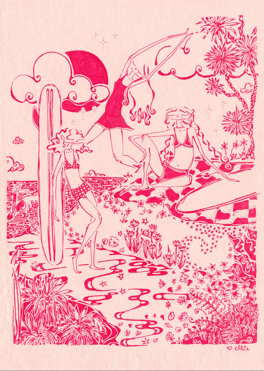 Pink Arvo print