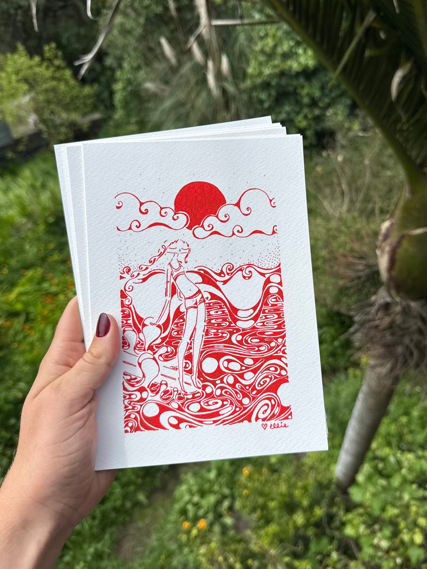 Longboard Sesh Print